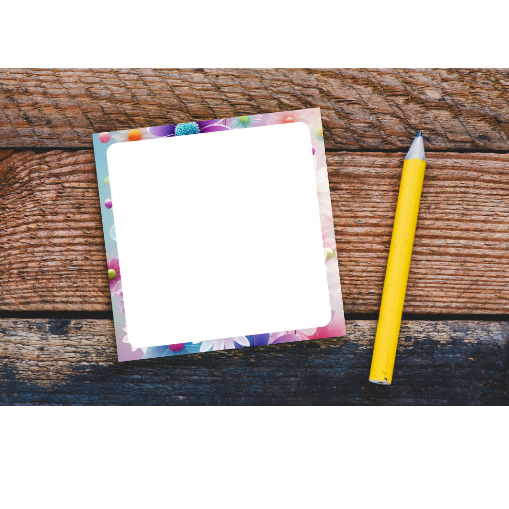 FLOWER MEMO PAD