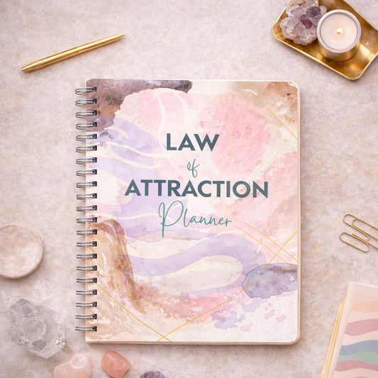 Law of Attraction Planner | Manifestation Journal | Goal Setting Planner