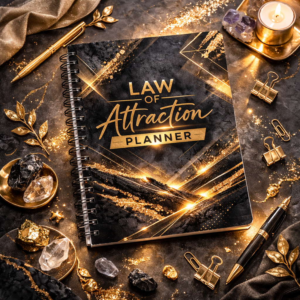 Law of Attraction Planner | Manifestation Journal | Goal Setting Planner