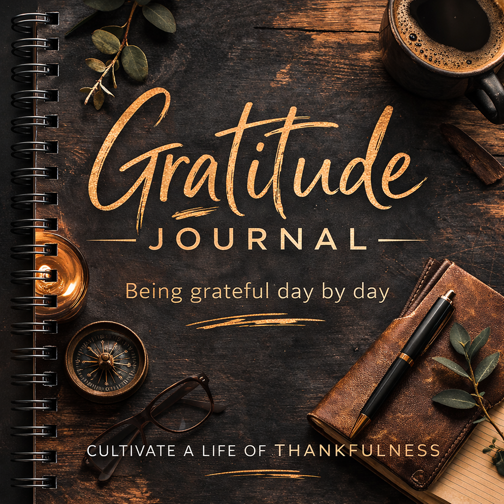 Gratitude Planner – Daily Gratitude Journal | Reflection Notebook | Self-Care Planner