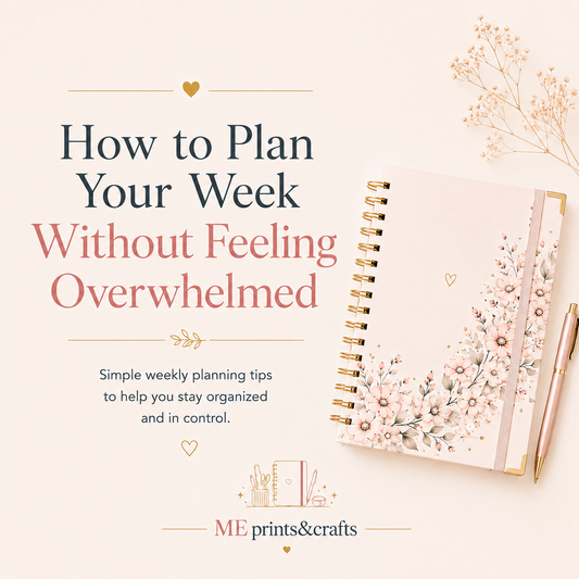 How to Plan Your Week Without Feeling Overwhelmed