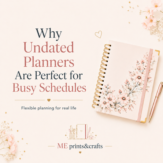 Why Undated Planners Are Perfect for Busy Schedules