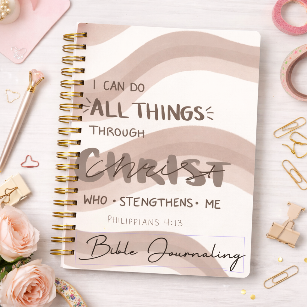 Christian Bible Planner – Prayer Journal & Scripture Writing Notebook