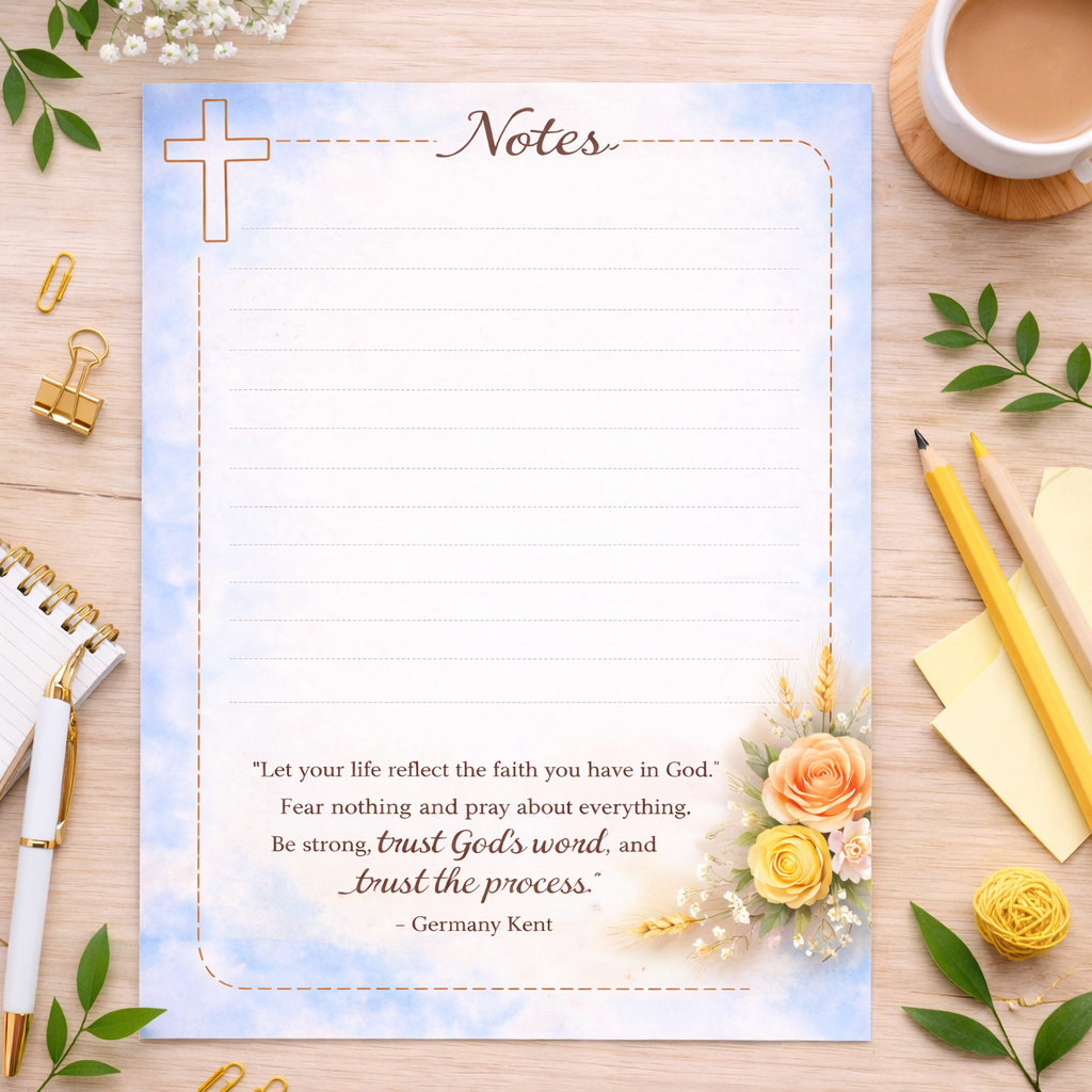 christian notepads