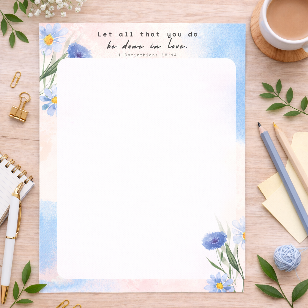 christian notepads