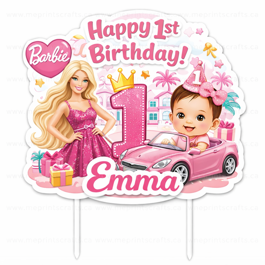 Custom Cake Topper – Personalized Name Cake Decoration for Birthday, Wedding, Baby Shower & Special Events