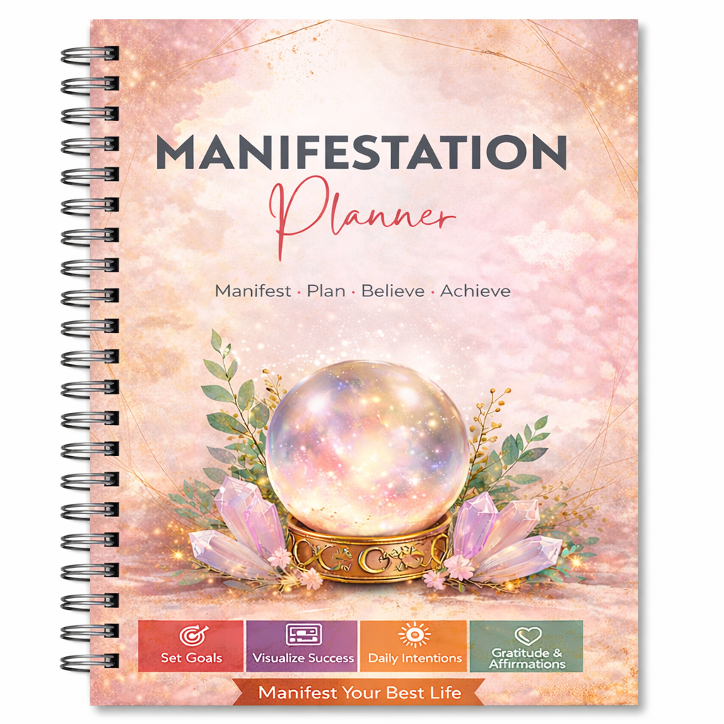 Manifestation Planner – Goal Setting, Gratitude & Daily Intention Journal