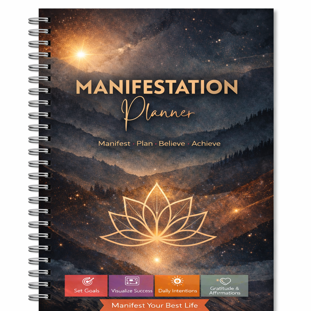 Manifestation Planner – Goal Setting, Gratitude & Daily Intention Journal