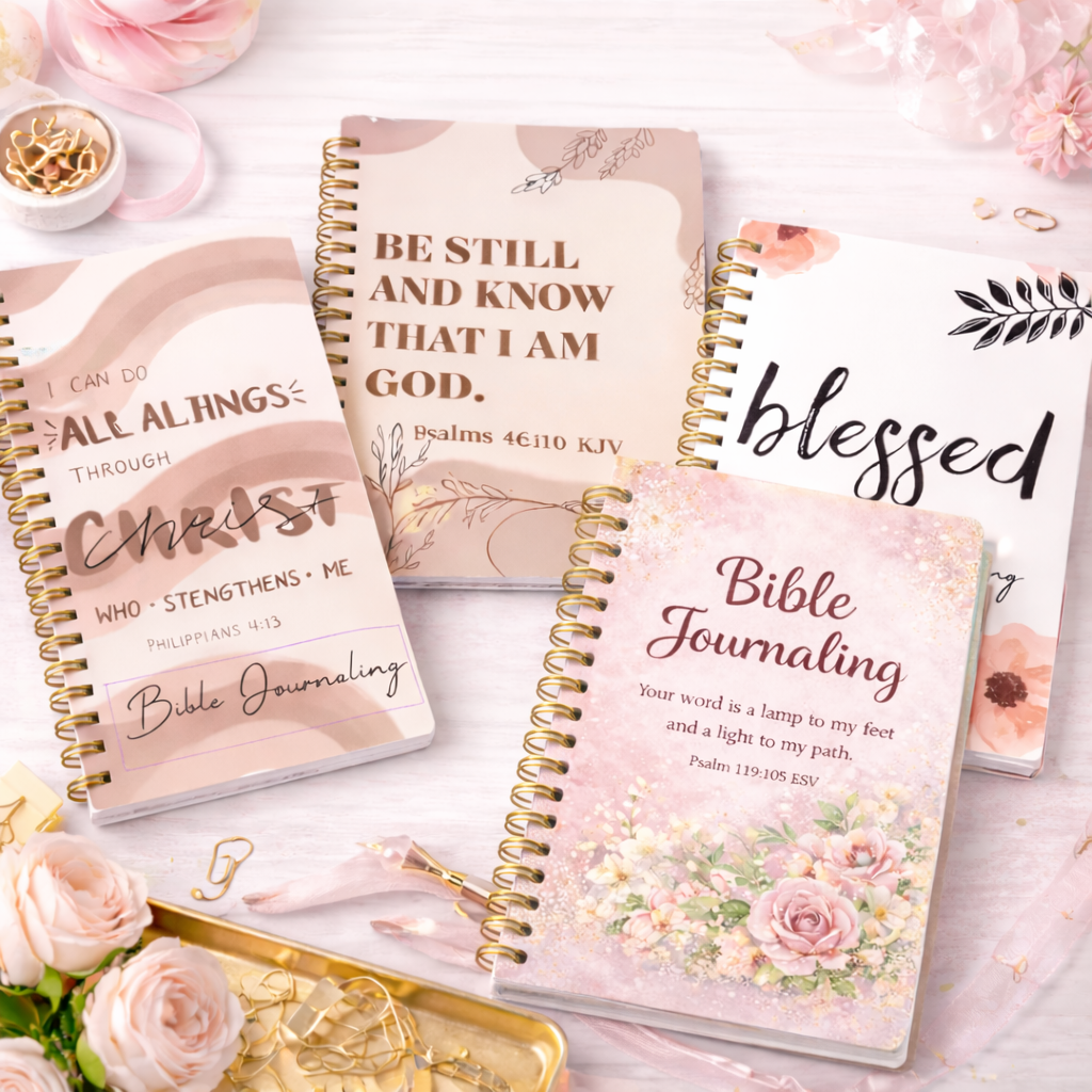 Christian Bible Planner – Prayer Journal & Scripture Writing Notebook