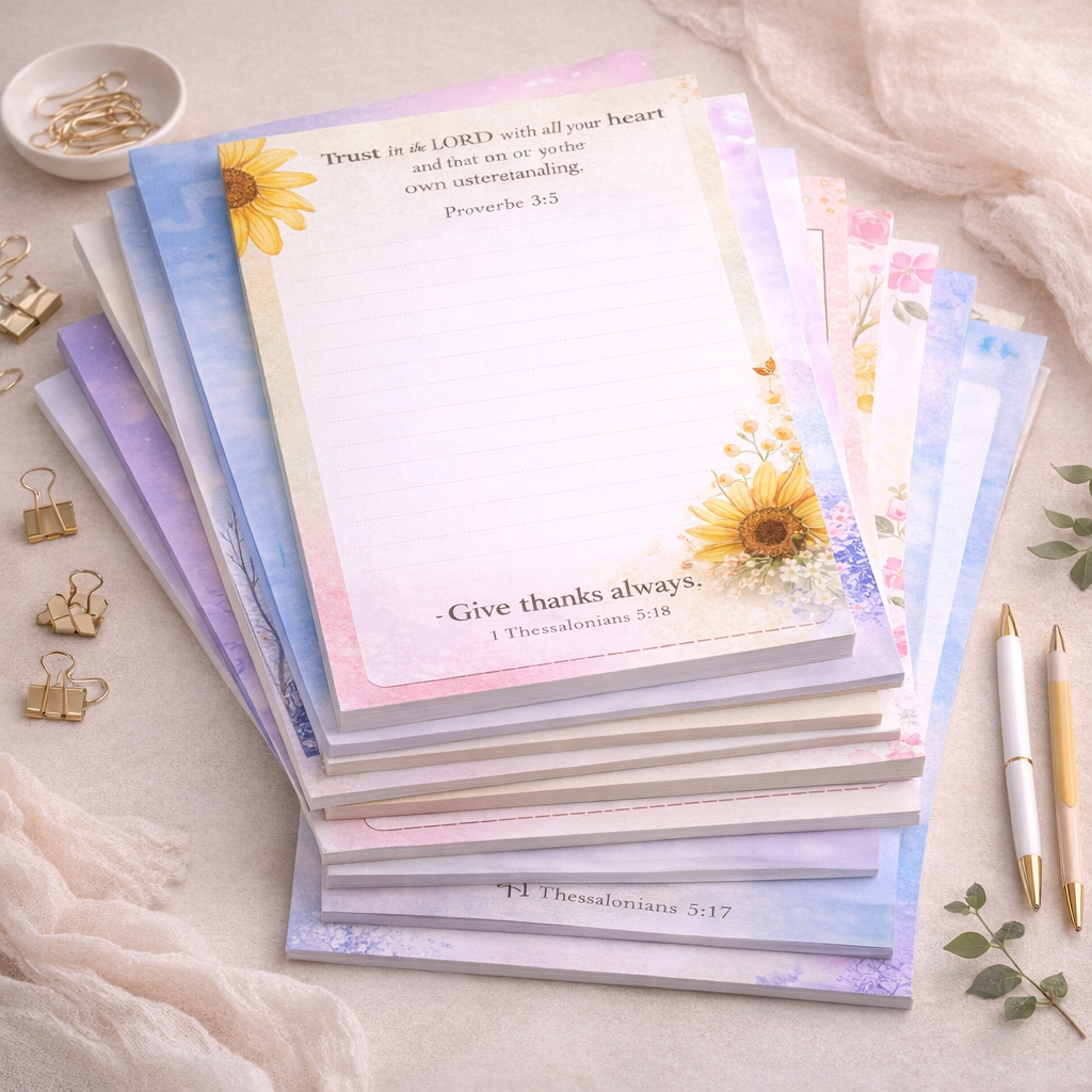 christian notepads
