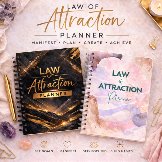 Law of Attraction Planner | Manifestation Journal | Goal Setting Planner